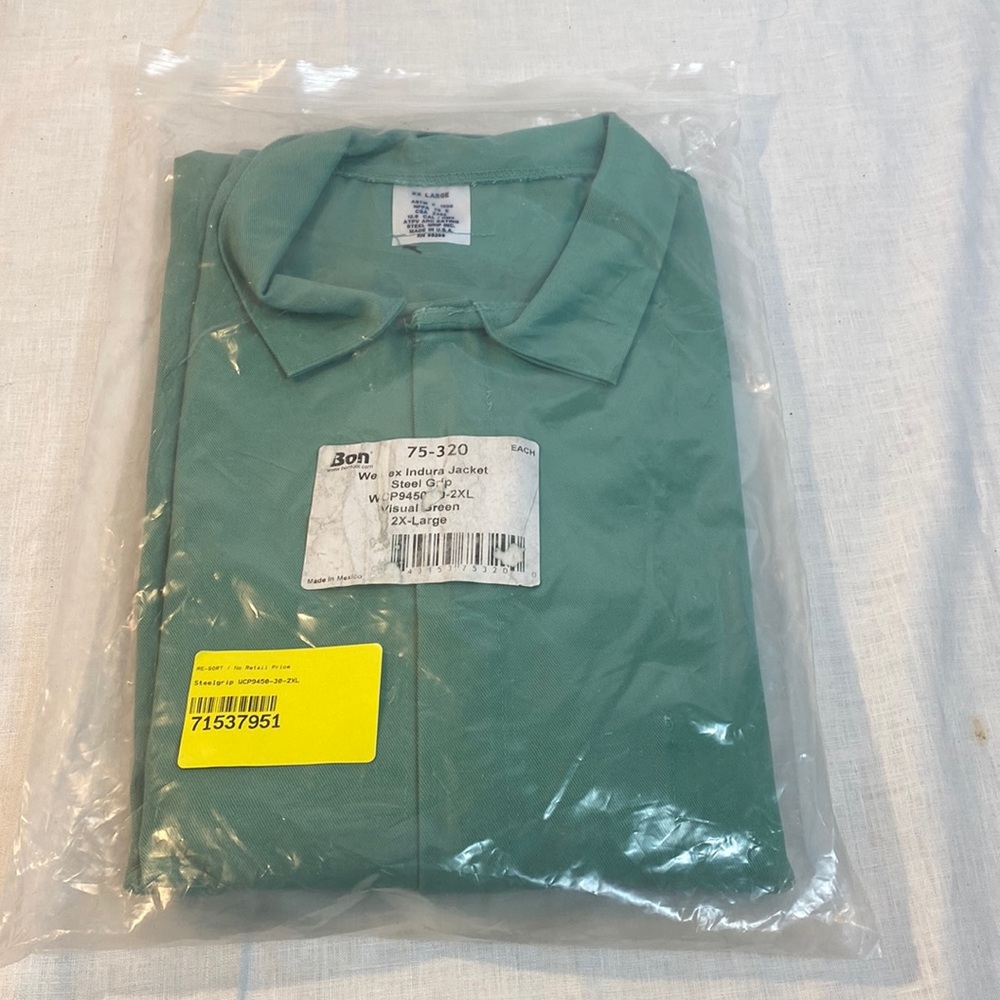 Steelgrip Indura jacket visual green 2X Large new